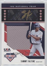 2019 USA Baseball Stars & Stripes Black Gold Jerseys 26/89 Trey Faltine Auto tj1