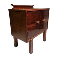 Bauhaus 30er Mini Sideboard  Kommode  Nussbaum ARTDECO 