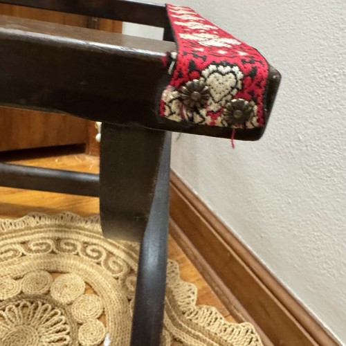 Vintage Folding Luggage Rack/Tapestry Straps - Picture 13 of 22