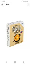 Condimento para paella con azafrán 30 porciones 5 sobres especias