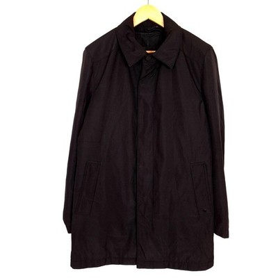 STRELLSON CASTELLO Herren Mantel Jacke Größe M EU48 UK38 Schwarz Knöpfe Taschen