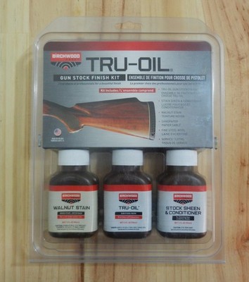 Birchwood Casey; Tru-Oil; Gun Stock Finish Kit; 3 Total Bottles; BC-23801