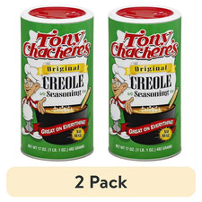  2 pack Tony Chachere's, Cajun, Creole, Original Seasoning, 17 oz, Shelf Stable