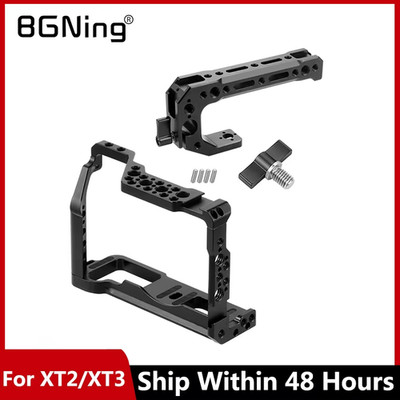 Aluminum SLR Camera Cage for Fujifilm X-T3 /XT3/XT2 /X-T2 DSLR Rig Protective Ca