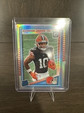 2025 Donruss Optic Football Quinshon Judkins Rated Rookie Holo Prizm #252 Browns