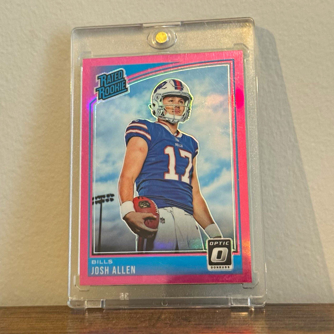 2018 Donruss Optic Josh Allen Pink #154 Rated Rookie RC Buffalo Bills (RC)