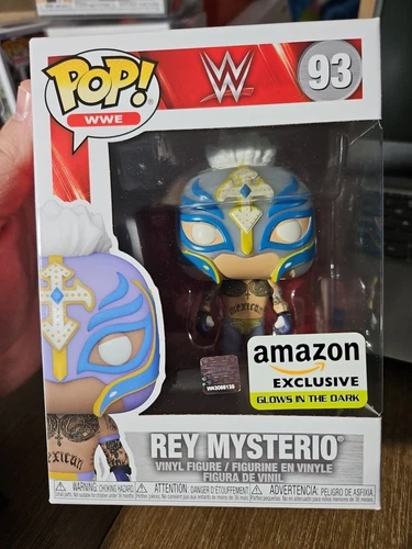 Funko Pop! Vinyl: WWE - Rey Mysterio (Glows in the Dark) - Amazon (Exclusive)...