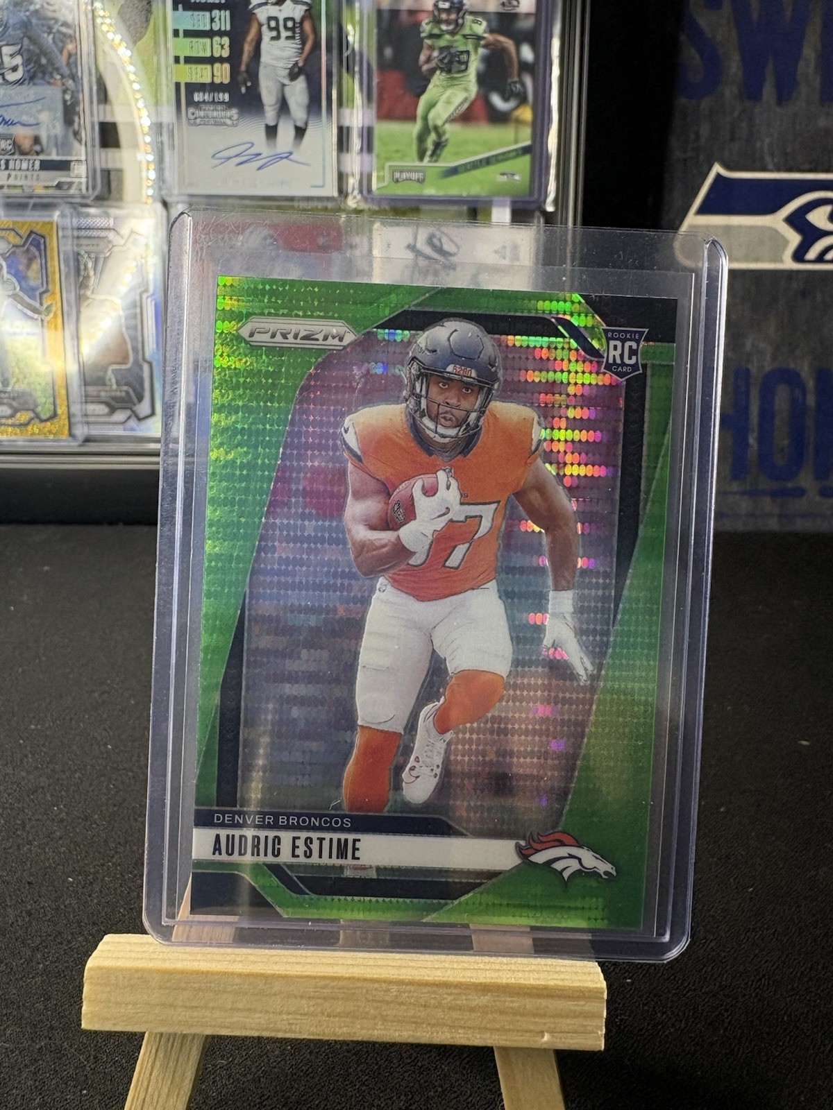 2024 PRIZM GREEN PULSAR ROOKIE PRIZM AUDRIC ESTIME!#306! #A