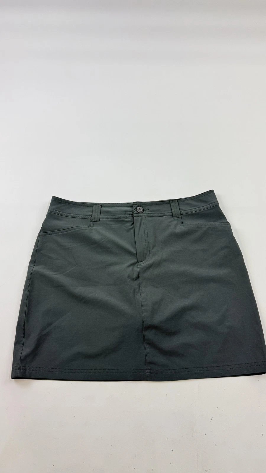 Eddie Bauer Skort Womens 10 Gray PRS700 Stretch Hiking Golf Casual Outdoor