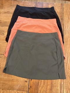 Lot Of 3 32 Degree Cool Black / Coral / Green Skorts Women’s Size Medium