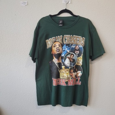 Dream Chasers Meek Mill FOREST GREEN RAP ARTIST TSHIRT SIZE L