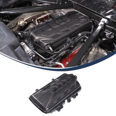 Dry Carbon Engine Cover For Corvette C8 Stingray Convertible Z51 HTC 2LT 3LT 20+