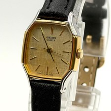 Rare, working SEIKO old octagon combination gold vintage watch.