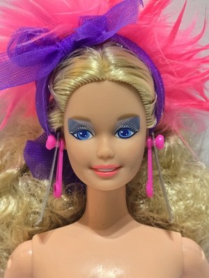 Mattel Barbie and the Rockers Barbie Doll - Curly Hair Earrings Pants Stand COA