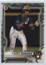 2021 Bowman Prospects Camo Border Freddy Zamora #BP-2 12xy
