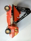 VINTAGE 1970s Orange Tonka Crane Truck #1099, Pressed Steel - MADE in USA