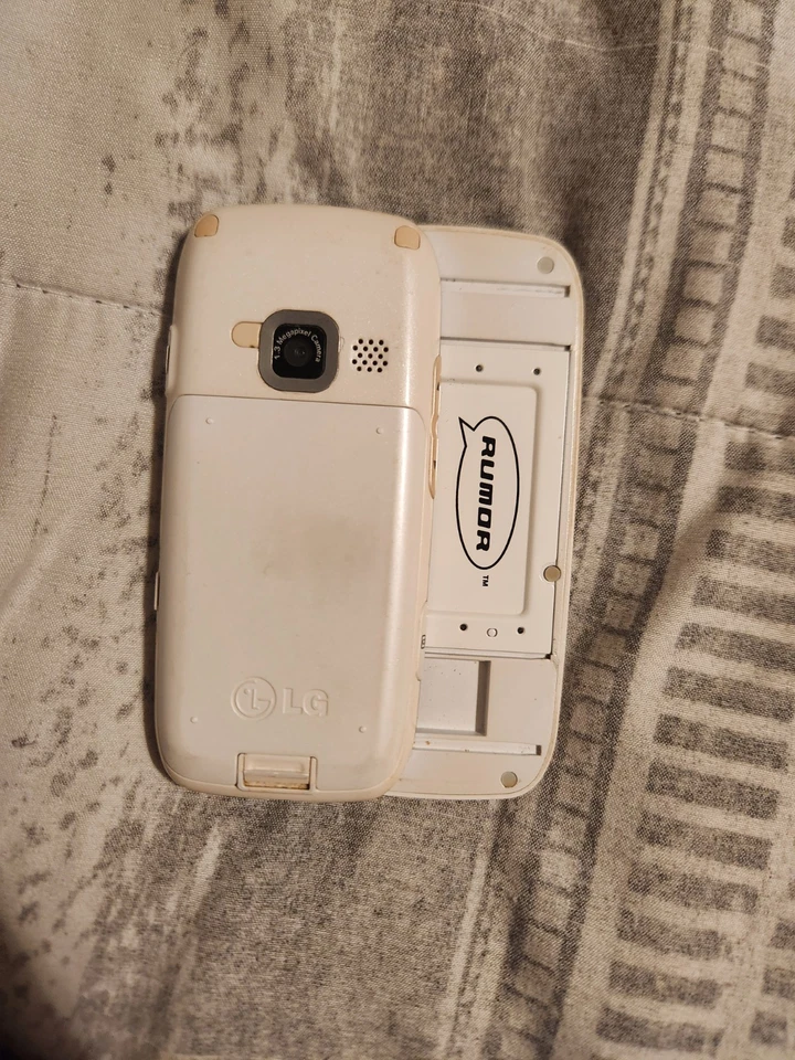 Teléfono Móvil LG Rumour LX260 Blanco Sprint Pantalla TFT QWERTY Teclado Deslizante Foto 4 de 4