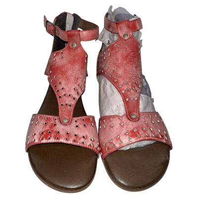 New HTF Pink ROAN by Bed Stu Kit Cutout Bosco Gladiator Sandals Leather Size 7.5