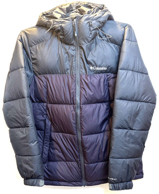 Columbia Women s M Joy Peak Hooded Jacket Black Plum Omni Heat Outdoorwear