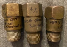 3 US NAVY MARK-V MORSE COMMERCIAL DEEP SEA DIVING HELMET SUIT NON-RETURN VALVES