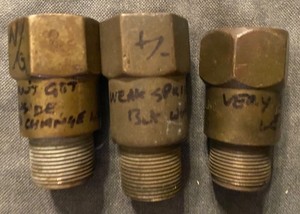3 US NAVY MARK-V MORSE COMMERCIAL DEEP SEA DIVING HELMET SUIT NON-RETURN VALVES