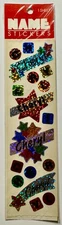 Hambly Studios Vtg Prismatic Name Sticker CHERYL Metallic Scrapbooking Crafting