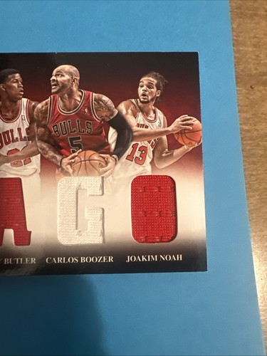 2012-13 Panini Preferred Chicago Bulls Jersey Booklet Derrick Rose Jimmy Butler - Picture 7 of 18