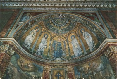 Italy Rome Basilica S. Maria Nova,S. Francesca Romana Mosaics Edizioni Ars Nova