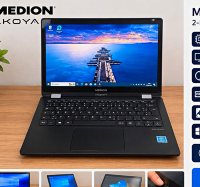 MEDION AKOYA 2-in-1 Convertible 11,6'' Touchscreen Pentium 4GB 128GB SSD Win10
