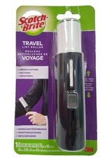 Scotch-Brite Travel Lint Roller, Strong Pickup Power, Easy to Refill, 30 Sheet