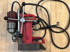 Milwaukee 4202 Electromagnetic Drill Press Base & 4253-1 Drill Motor Free Ship