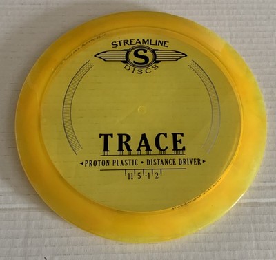 Streamline Discs Proton Plastic Trace Distance Driver Yellow 167 Grams