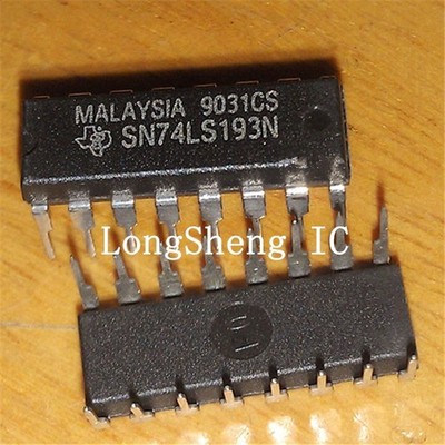10PCS SN74LS193N TI IC 4-BIT UP/DOWN COUNTER 16-DIP NEW GOOD QUALITY Z83 *hu