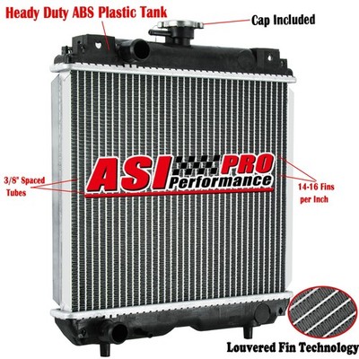 ASI  Aluminum Core Radiator For Kubota Model B7300 6C090-58502