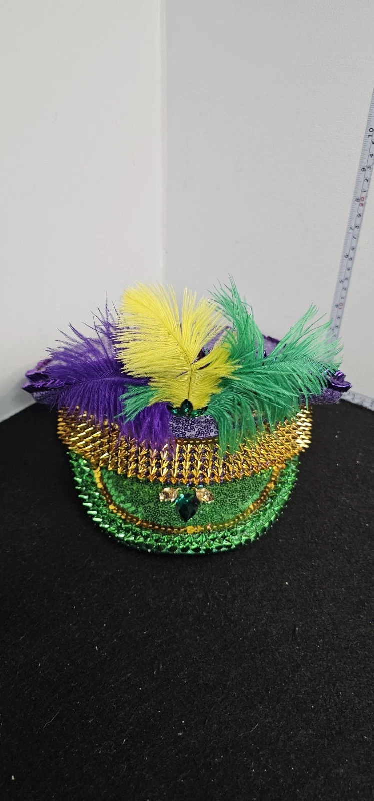 Mardi Gras / Fat Tuesday Festival Captains Hat Rhinestone Festival Wear