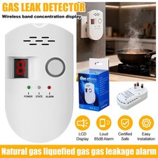 Digital Gas Leak Detector Alarm Sensor Propane Butane Methane Natural Gas Catch