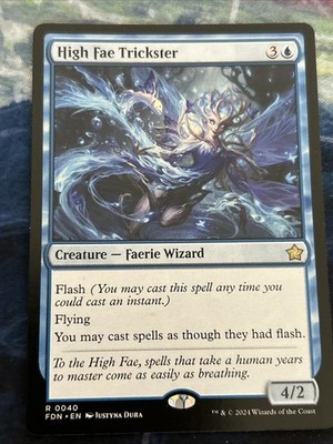 High Fae Trickster Foundations Regular NM-M Unplayed MTG 0040 Magic