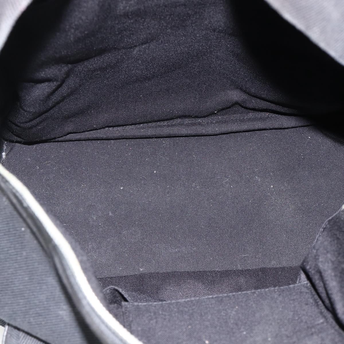 SAINT LAURENT Backpack Canvas Black Silver Auth bs34220 — image 12