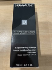 Dermablend Leg and Body Makeup Body Foundation SPF 25 - Fair Ivory 10N - 3.4 oz