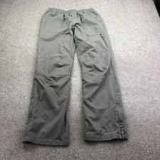 REI Pants Girls Large 14-16 Gray Nylon Rain Elastic Waist Hiking Outdoor Pockets