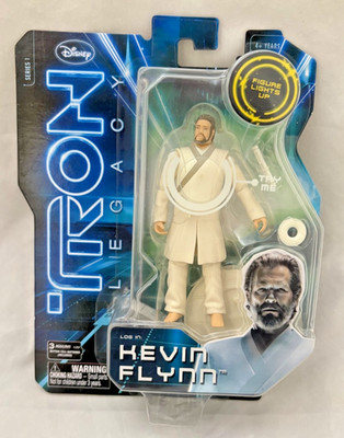Tron Legacy: Kevin Flynn - 4'' - Action Figure   2010 - Disney - Spin Master -NEW