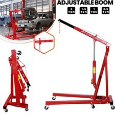 2 Ton Motor Engine Crane Hydraulic Hoist lift Jack Lifting Folding Workshop UK