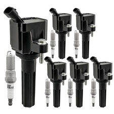 UF497 Ignition Coil Packs 12612369 with Iridium Spark Plugs 5019 Set of 6PCS ...
