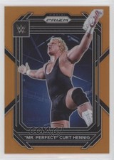 2023 Panini Prizm WWE Orange Prizm 92/99 Mr Perfect Curt Hennig #109 n0c