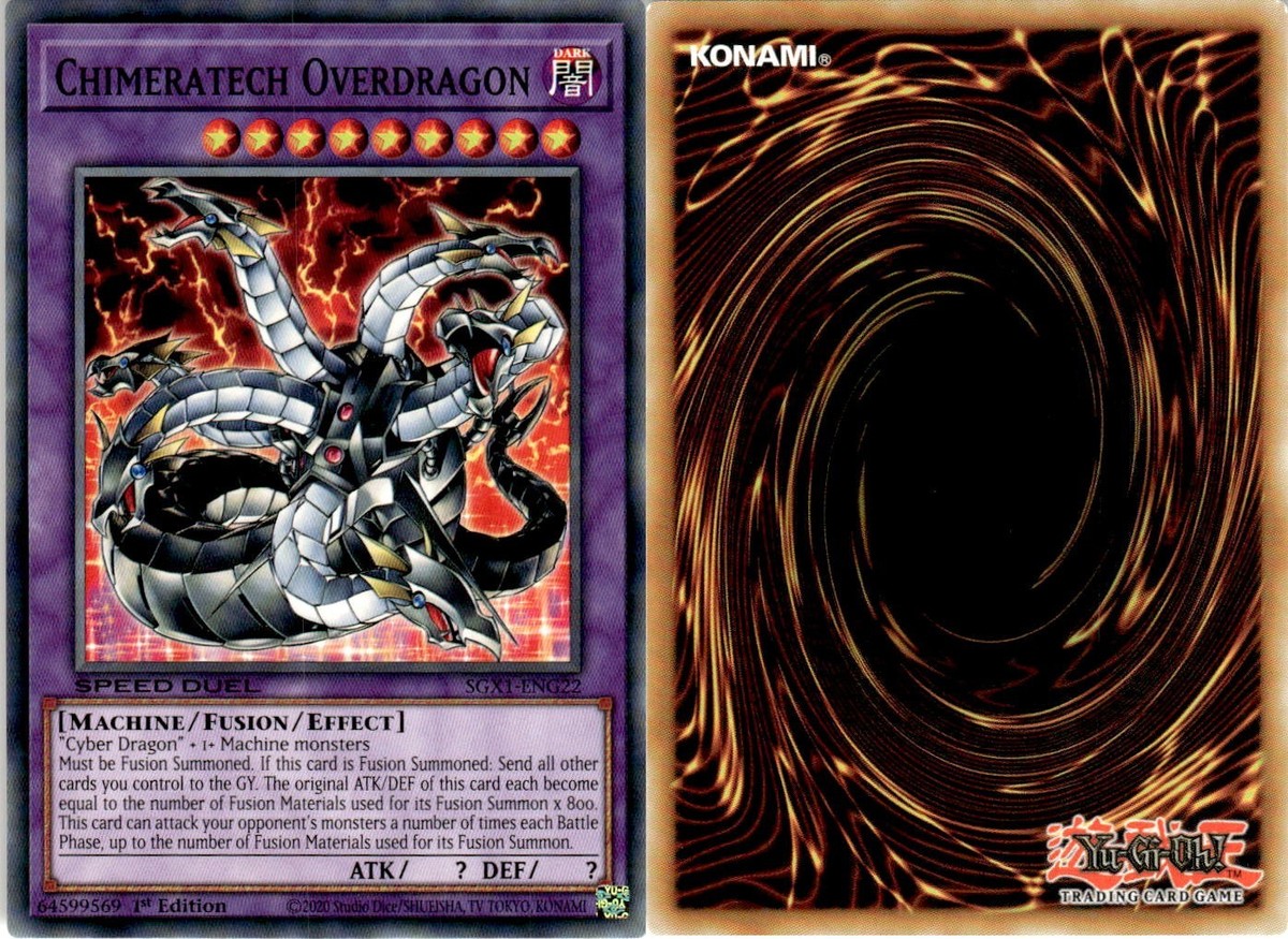 yugioh chimeratech overdragon deck [HC01-JP017-SCR]  Cardingedge This is of Ultra Rare rarity Chimeratech Overdragon Legendary Collection 2: