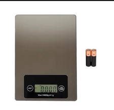 USA Large Food Scale 22 Lb 10 Kg Stainless Steel Digital Kitchen Scale for Gr