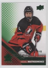 2022 Team Canada Juniors Electric Green 29/49 Michael Mastrodomenico #PM-27 0d3