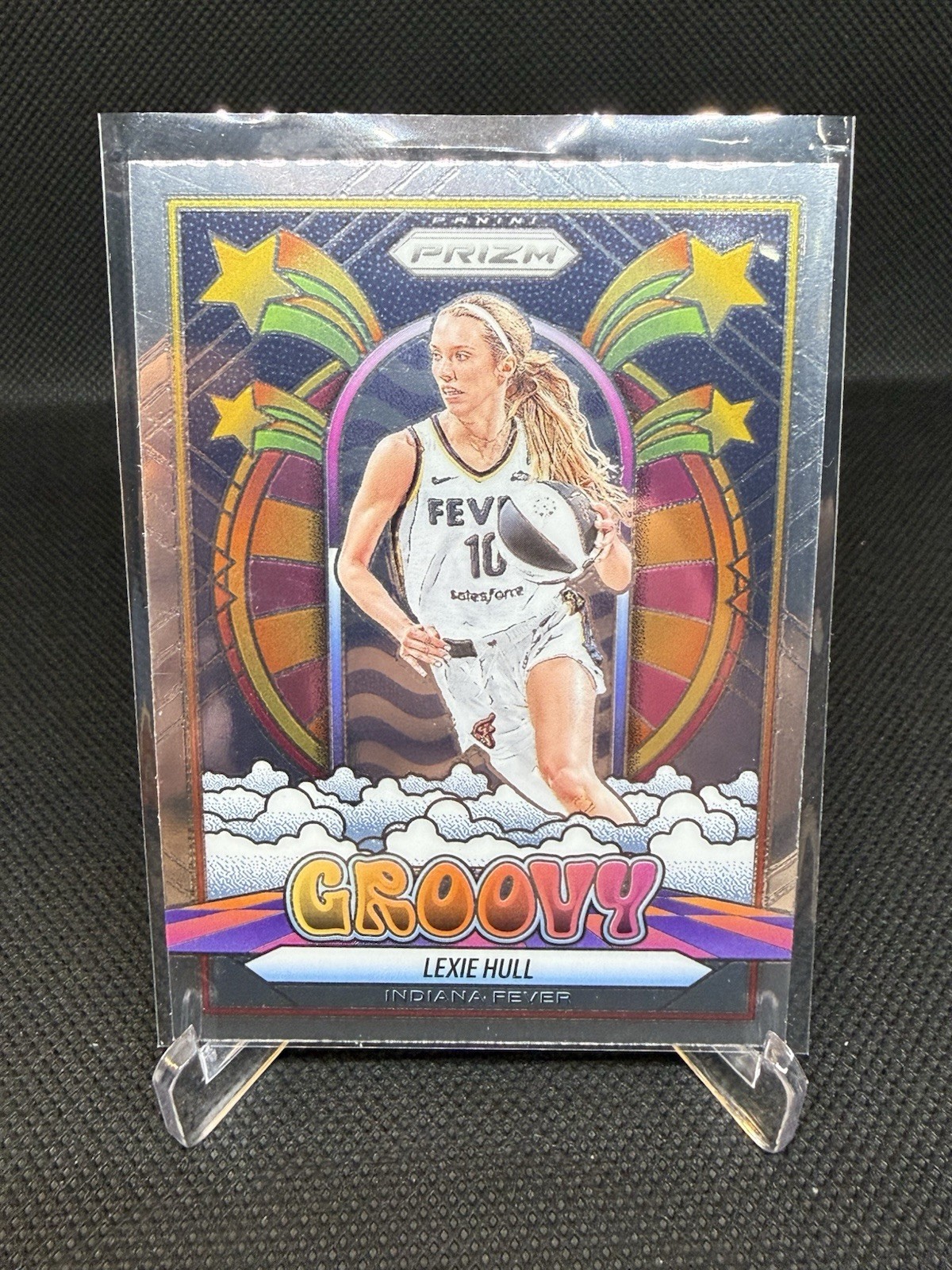 2025 Panini Prizm WNBA Groovy Lexie Hull #11 Fever