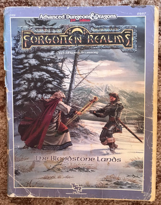 Advanced Dungeons & Dragons 2nd Forgotten Realms The Bloodstone Lands 9267