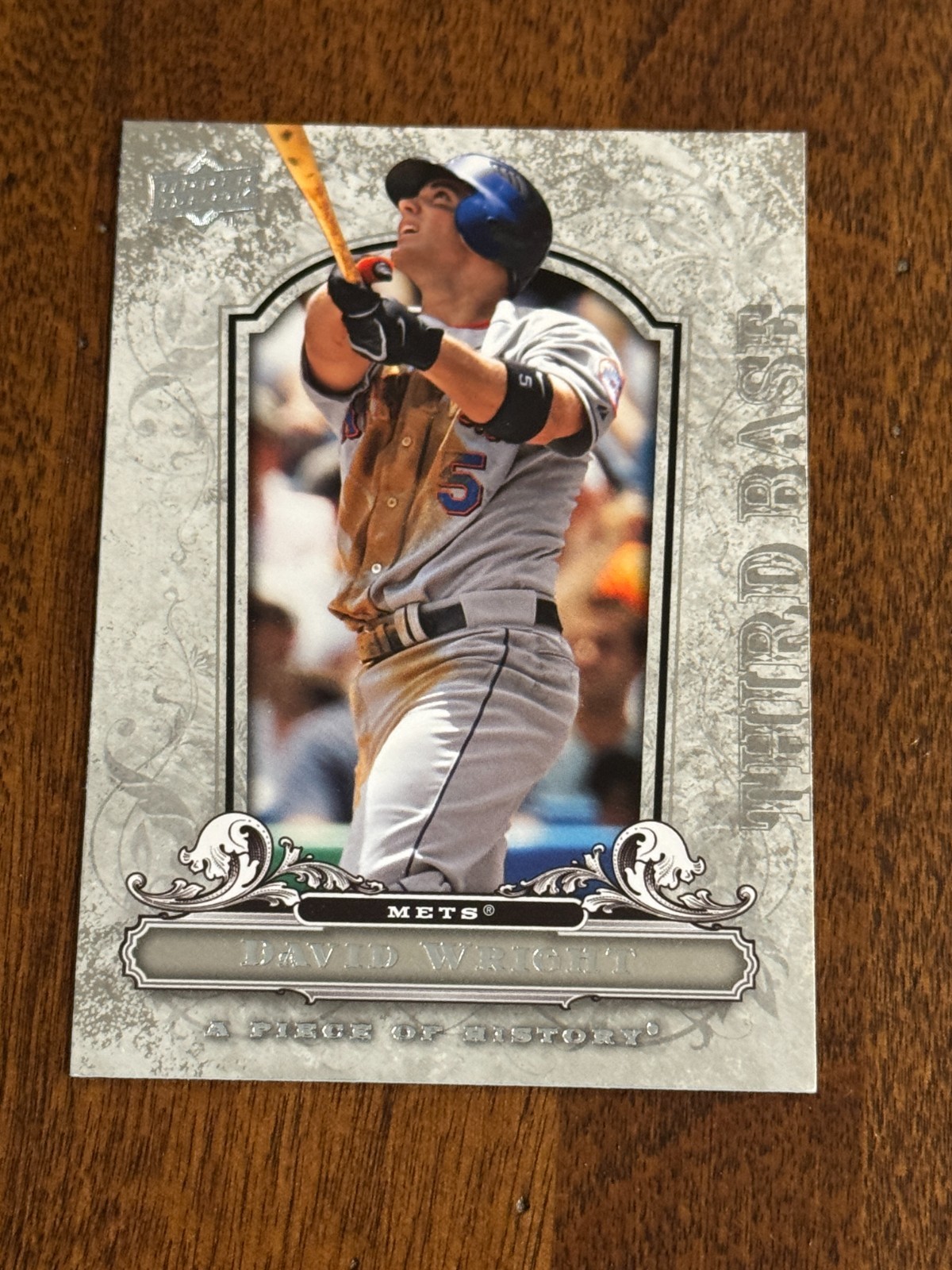 2008 Upper Deck A Piece of History - David Wright #59 New York Mets